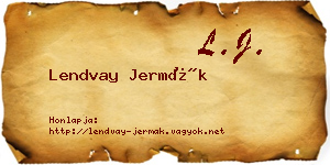 Lendvay Jermák névjegykártya